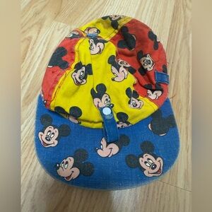 Vintage 1980’s Disney Mickey Mouse for Kids Child's 100% Cotton Hat Age 2-4